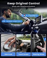 Adaptateur USB CarPlay sans fil Koogold EC-C301, compatible universellement avec l'écran du moniteur de voiture, prise en charge de la mise en miroir d'écran iOS/Android TikTok