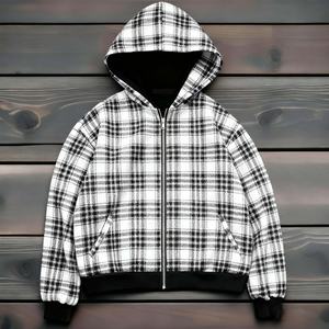 Sudadera con capucha reversible de doble capa de algodón French Terry de 500 g, estilo boxy oversize, con efecto descolorido por el sol y cremallera, personalizada - Product Image 3