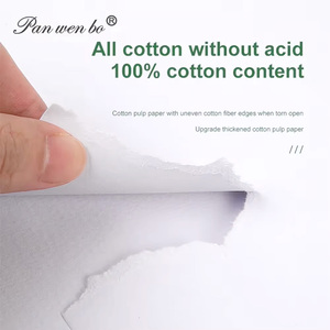 Panwenbo 24 Tờ 180gsm Giấy Pad Màu Nước Sơn Pad Vẽ Cuốn Sách Đánh Dấu Cuốn Sách 100% Bông Màu Nước Giấy Pad - Product Image 3