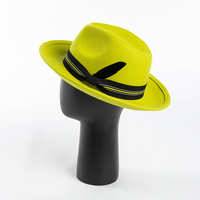 Sombrero Fedora de fieltro de lana 100% con banda de cinta y pluma para hombres Sombrero de fieltro de lana de primavera y otoño Personalización disponible