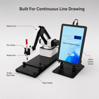 Robot Peintre pour Centre de Divertissement Familial, Centre Commercial, Événementiel, Machine à Dessiner Interactif pour une Expérience Artistique