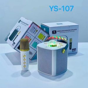 Caisson de basses petits haut-parleurs YS107 <span class=keywords><strong>Disco</strong></span> Ball Party Light Microphone unique maison extérieur Portable Mini haut-parleur de karaoké sans fil - Product Image 3