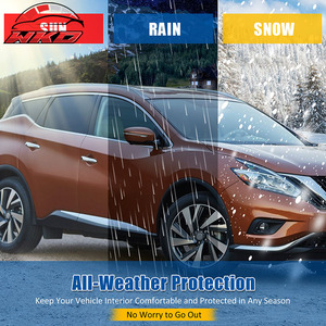 Pour Nissan Murano 15-24, 4 déflecteurs de vitres latérales en acrylique - Intégrés au profil de la fenêtre - Product Image 6