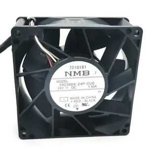 NMB 12V 48V DC24V 1.5A 92X92X38MM 9CM 9238 PWM santrifüj havalandırma egzoz 09238DE-24P-CUE soğutma fanı