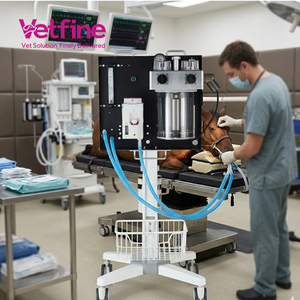 Appareil d'anesthésie vétérinaire pour animaux de grande taille, équipement thérapeutique pour l'anesthésie des chevaux, instruments chirurgicaux vétérinaires - Product Image 1