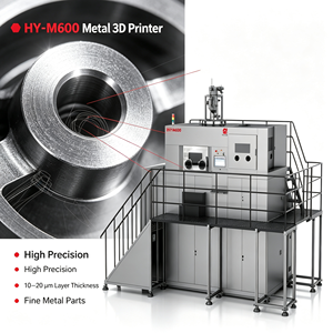 Imprimante 3D industrielle en métal HY-M600, nouvelle, 1 an de garantie, USB, laser haute puissance, haute vitesse, précision, prend en charge une large gamme de poudres métalliques - Product Image 2