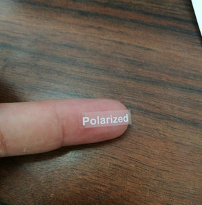 Adesivo per occhiali con lenti stampate personalizzate per occhiali, etichette statiche adesivo polarizzato con lenti in vinile per occhiali da sole - Product Image 4