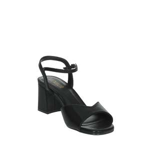 Menbur Sandalias de tacón para mujer 25600 Sandalias negras con tacón de bloque y correa en el tobillo - Product Image 5