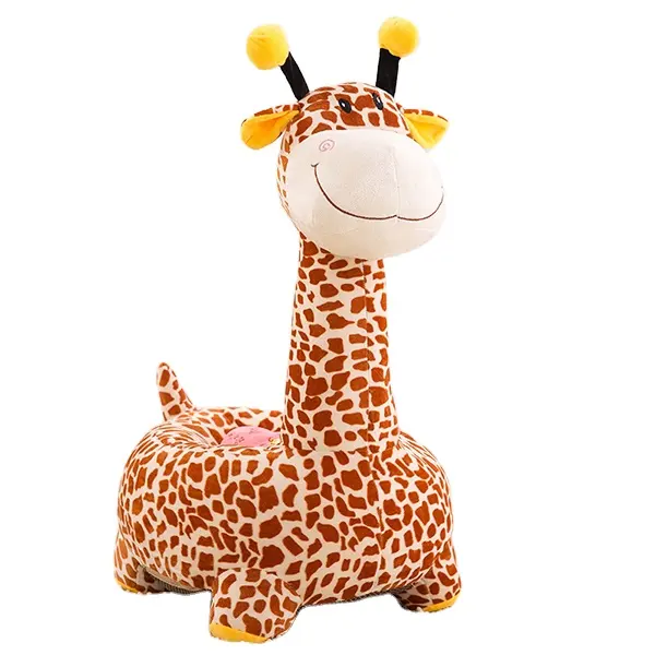 Niuniu baba büyük peluş zürafa at çocuk kanepe oyuncak bebek cilt kreş odası dekora...