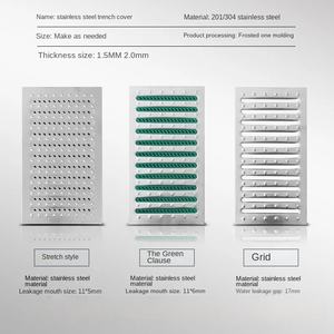 منشأة تصنيع المعادن المعتمدة من ISO9001 التي تقدم خدمات OEM/ODM من الفولاذ المقاوم للصدأ ، مزراب خطي - Product Image 6