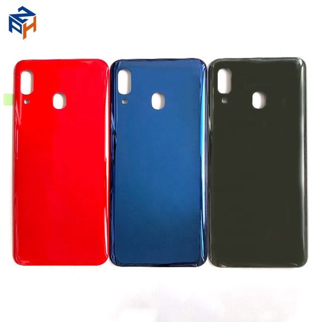 Mobile Phone Parts Battery Door for Samsung A20 Back Cover Housing Replacement