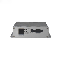 Boîtiers électroniques en alliage d'aluminium extrudé, petite taille, anodisation argentée, sablage, boîtiers personnalisés pour commutateurs Ethernet