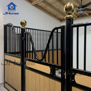 3d Ontwerp Fabriek Directe Verkoop Europese Stijl Stabiele Bamboe Houten Vulling Stallen Paardenstal Te Koop - Product Image 3