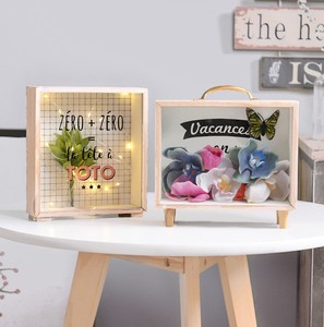 Caja de madera para ahorro de dinero, Marco de imagen personalizado OEM, <span class=keywords><strong>Banco</strong></span> de dinero - Product Image 5