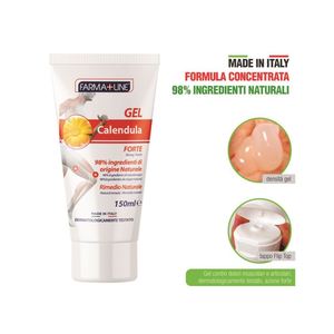 Farmaline Calendula Gel Forte 150 ml Formula Concentrata Naturale al 96,7% per la Cura della Pelle Sensibile - Product Image 1