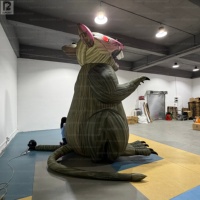 Rat gonflable géant pour les manifestations des travailleurs, modèle gonflable Scabby le Rat, souris gonflable personnalisable pour les manifestations des syndicats