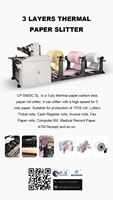 Machine à découper les billets de loterie, machine à découper et à rembobiner le papier en rouleaux, machine à découper le papier thermique avec contrôleur PLC Delta
