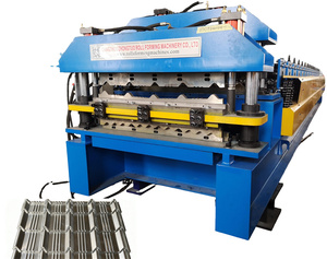 Hai lớp sóng mái ngói tráng men hình thành động cơ máy bơm động cơ độ chính xác cao 380V cuộn hình thành dòng cho lợp - Product Image 1