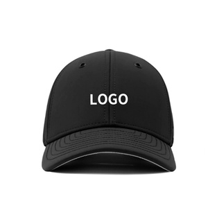 Versatile Jersey Trucker Cap Waterproof Quick-Drying Solid Color Street Style Sporty Fitted Baseball Cap 100% Cotton Wholesale - Product Image 3