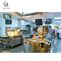 CHEFMAX Équipement de cuisine pour restaurants de restauration rapide, Burger, KFC, McDonald's