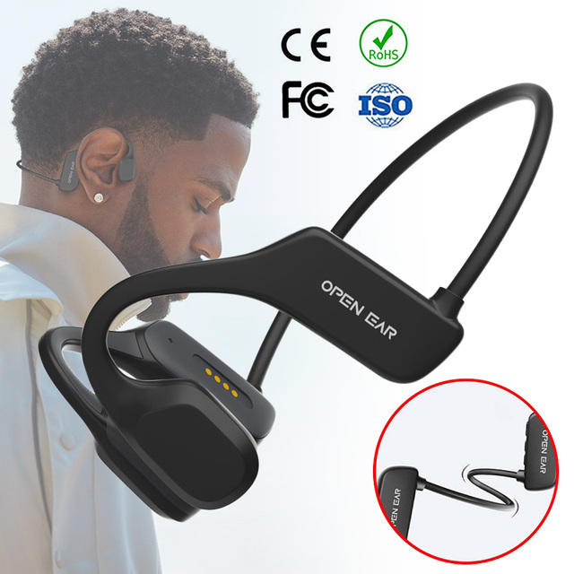 X1 Open Ear Sport Bone Conduction Bluetooth Headphones for Cycling Driving Elastic 360° Bend IPX5 Waterproof Wireless Headset