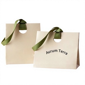 Customized Luxury Jewelry Packaging Self-Branded Biodegradable Paperboard Hand-held <b>Bag</b> Environmentally Friendly - Product Image 1
