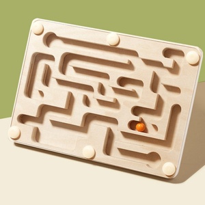 Education Wood Maze Toy Activity <b>Puzzle</b> Brain Teaser Logic Game Labyrinth Board Game Unisex for Ages 5-7 - Product Image 4