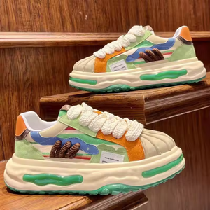 รองเท้าลำลองผู้ชายแบบสวม พื้นหนา สีสันตัดกัน น้ำหนักเบา สวมใส่สบาย ระบายอากาศได้ดี กันลื่น เหมาะกับทุกฤดู ปี 2026 - Product Image 4