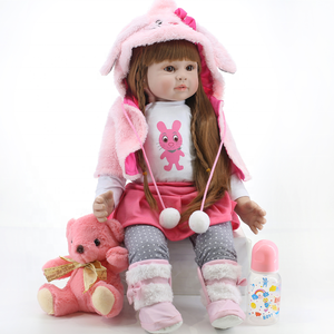 ตุ๊กตาเด็กทารกผ้าเนื้อนุ่มเห<span class=keywords><strong>ม</strong></span>ือนจริง ลิ<span class=keywords><strong>ฟ</strong></span>เรบอร์น แฟชั่น ตุ๊กตาเจ้าหญิงเอลซ่า ซิลิโคน ทารกแรกเกิด - Product Image 2