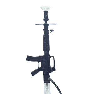 Cachimbas <span class=keywords><strong>AK47</strong></span> Árabes con Logotipo Personalizado, Portátiles, Lacadas, en Cajas de Regalo Grandes, Cachimbas con Forma de Pistola AK 47, Accesorios para Fumar, Juego Completo - Product Image 1