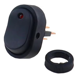 Interruptor Basculante QAO ASW-20D 30A 12VDC para Auto/Barco, Encendido/Apagado con Luz LED, Iluminado en Rojo, Verde, Azul y Amarillo - Product Image 4