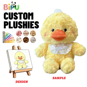 Produsen Mainan Boneka Plush Kustom BIPU OEM ODM Hewan Boneka Isi Dakron MOQ Rendah Boneka Plush Buatan Khusus Sesuai Desain Anda - Product Image 2