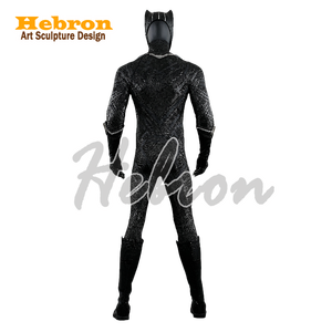 Conjunto Completo Personalizado de Pantera Negra para Hombre Adulto # Disfraz de personaje de <span class=keywords><strong>película</strong></span> para Halloween, para eventos y presentaciones - Product Image 4