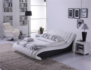 ריהוט חדר שינה הכי טוב למכירה בגודל מלא גודל זול מזחלת הבית מלון מיטה רכה - Product Image 1