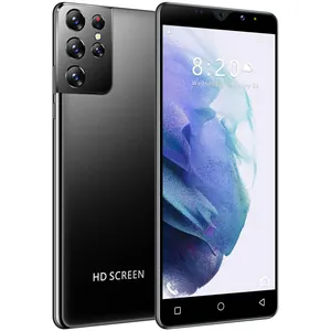 Téléphone portable real 4G S21 + Pro (8 + 256G) Android grand écran 5.5 pouces, commerce extérieur