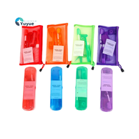 Kit de cuidado bucal de ortodoncia de 8 piezas, incluye cera de ortodoncia, cepillo de dientes, hilo dental, espejo bucal, regalo de clínica de ciencia médica