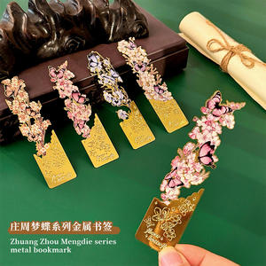 Segnalibro 3D Personalizzato in Metallo Altamente Dettagliato Traforato Oro Stile Anime con Nappa Colorata Regali Esclusivi <span class=keywords><strong>Segnalibri</strong></span> Personalizzati - Product Image 4