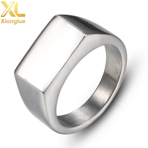 Jewelry <b>Ring</b> Stainless Steel 18K Gold Silver Black 316 Stainless Steel <b>Rings</b> Engraved <b>Name</b> Logo Custom Jewelry <b>Ring</b> - Product Image 2