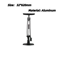 Pompe à main en aluminium pour vélo, 160 psi, haute pression, légère, durable, étanche, portable, pour pneus de vélo, de voiture et ballons