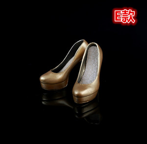 1:6 échelle femme <span class=keywords><strong>soldat</strong></span> <span class=keywords><strong>bottes</strong></span> talons hauts pour Phicen tout caoutchouc acier squelette femme corps poupées rehaussement - Product Image 3