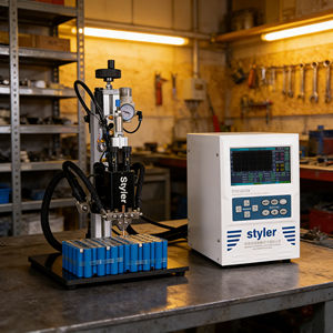 Soldadora de Puntos de Batería de Litio Ajustable Styler, Fabricante de Máquinas de Soldadura por Puntos para Celdas de Batería de Litio ISO 2026 - Product Image 2