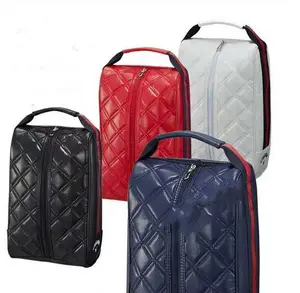 Custom Golf Shoe Bag Brand Pu Waterproof Golf Sport Equipment Outdoor Whatsap 86 15828486727