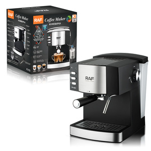 Machine à café expresso 850W avec capacité de 1,5 L, cycle de brassage double et mousseur à lait professionnel - Product Image 5