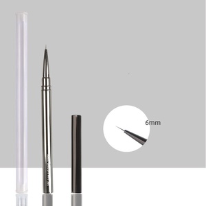 Nagel Levert Franse Pistool Kleur Metalen Handvat Nail Art Borstel Groothandel Acryl - Product Image 6