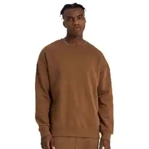 Alta Qualidade 100% Algodão Plus Size Cropped Custom Printing Sweatshirt Para Unisex