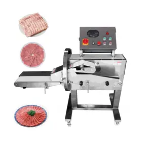 Fresh Meat Bacon Sausage Slicer Slicing Automatic Deli Slicer Cooked Meat Slicing Machine