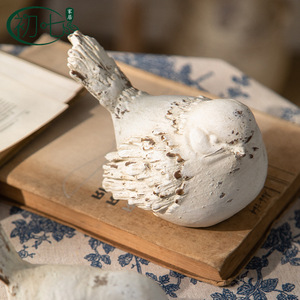 Adorno de Escritorio de Pájaro Retro, Resina, Estilo Vintage, Decoración del Hogar, Accesorio para Bodas - Product Image 1