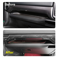 Für Ford Ranger 2023 2024 Silikon-Autotürschlitzmatte Armaturenbrett-Instrumententafel Anti-Staub-Pad Matte Innenraum-Zubehör