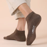 Nouveauté, chaussettes de sport pour hommes, vente en gros, personnalisées, blanches, unisexes, tendance, été, antidérapantes, 5 paires avec logo