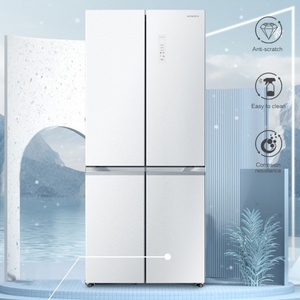Home Appliance Large Capacity Side-by-Side Stainless Steel <b>Refrigerator</b> for Hotels and Use Low Noise 360L New Side-by-side Stain - Product Image 2